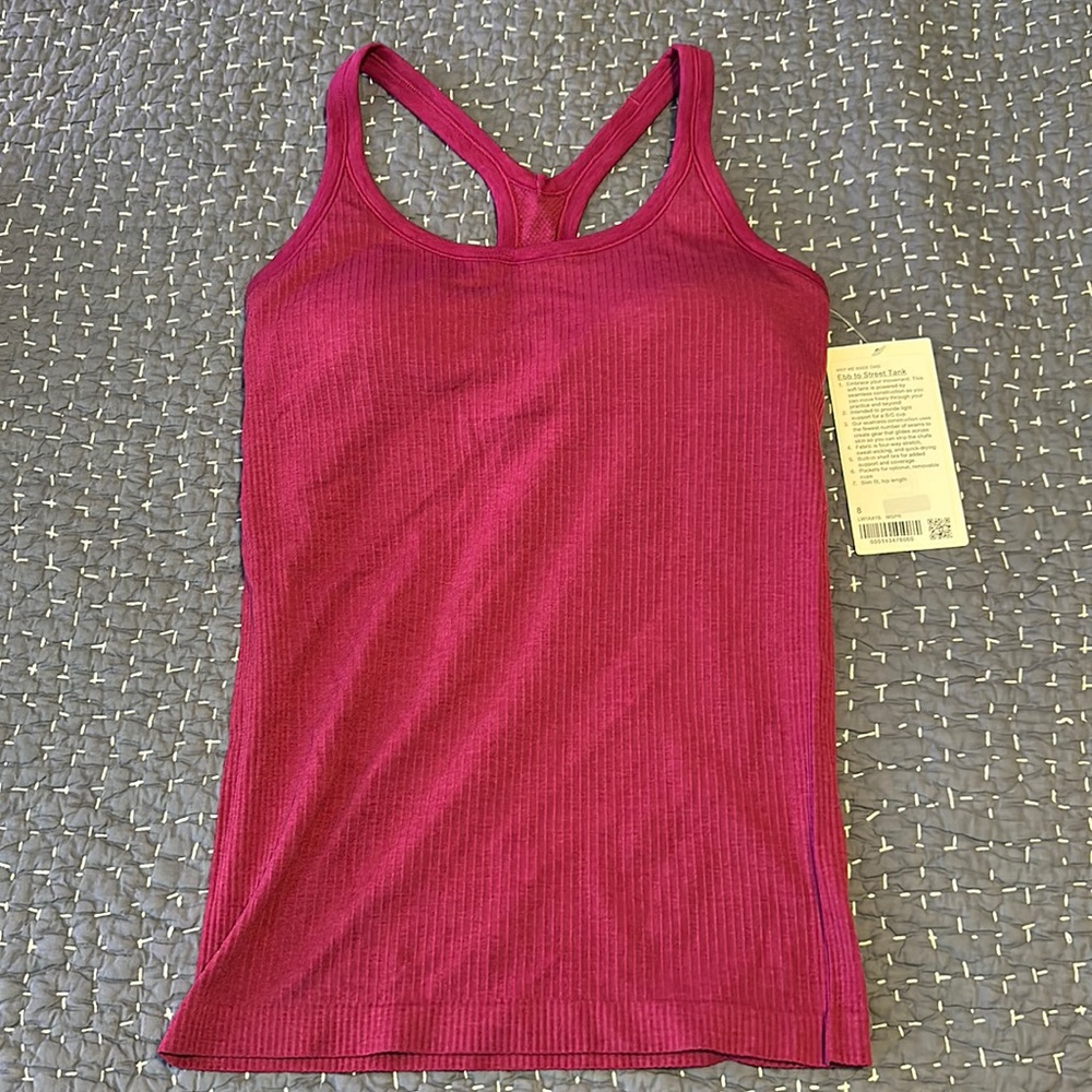 Lululemon Ebb to Street tank size 8
